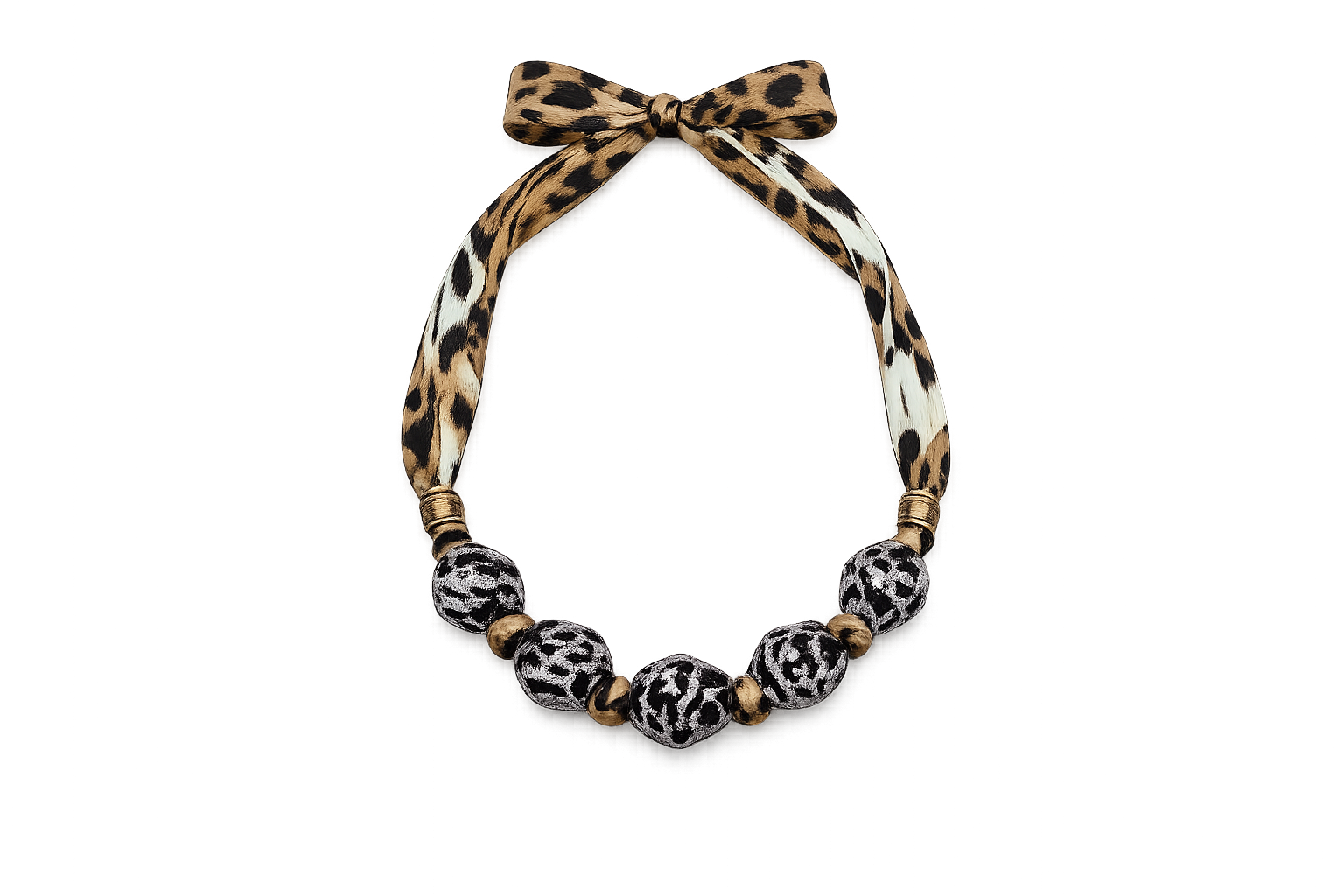 Safari Silk Statement Necklace