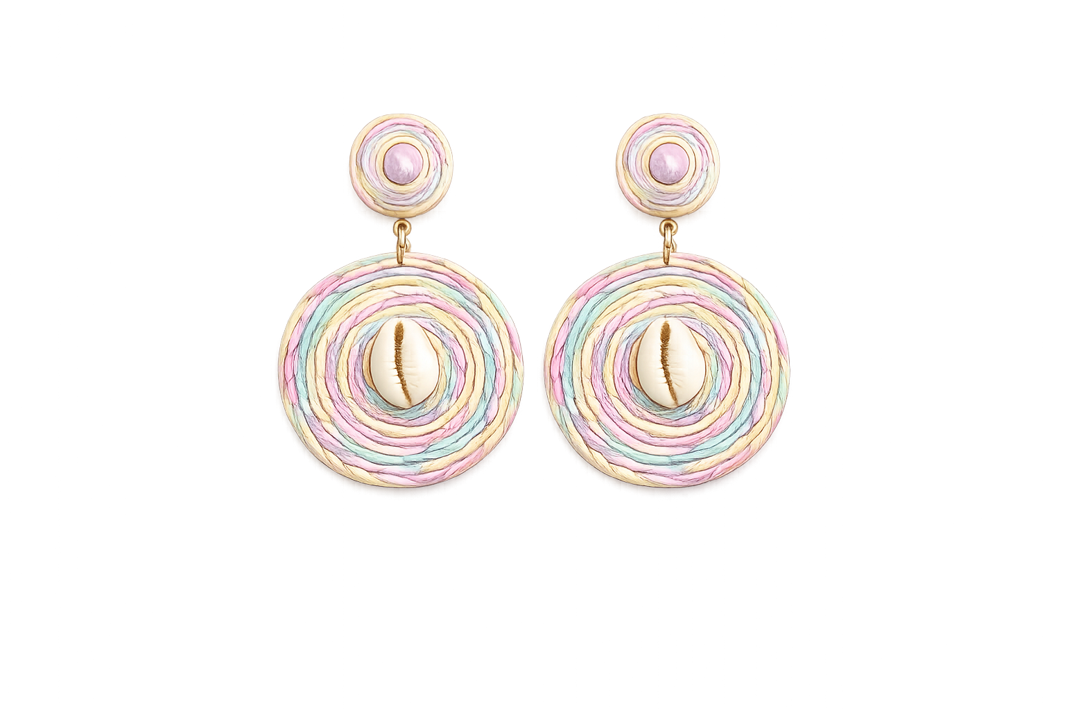 Pastel Shell Earrings