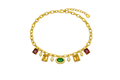 Imperial Gem Charm Necklace