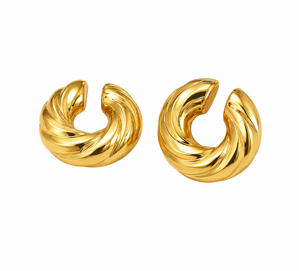Aurelia Twist Hoops