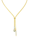 Serpentine Lariat Necklace