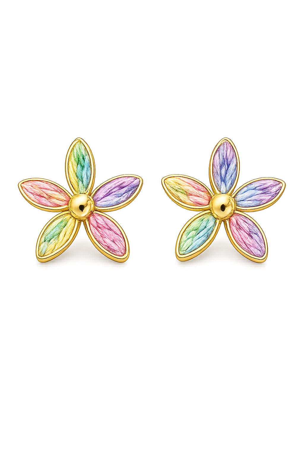 Fleur Pastel Studs
