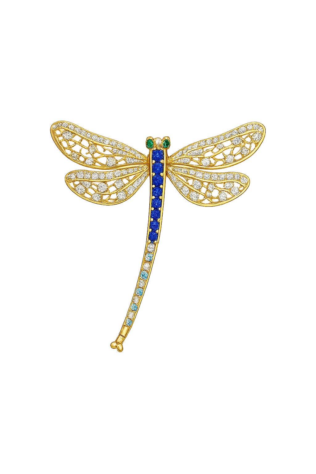 Azure Dragonfly Brooch