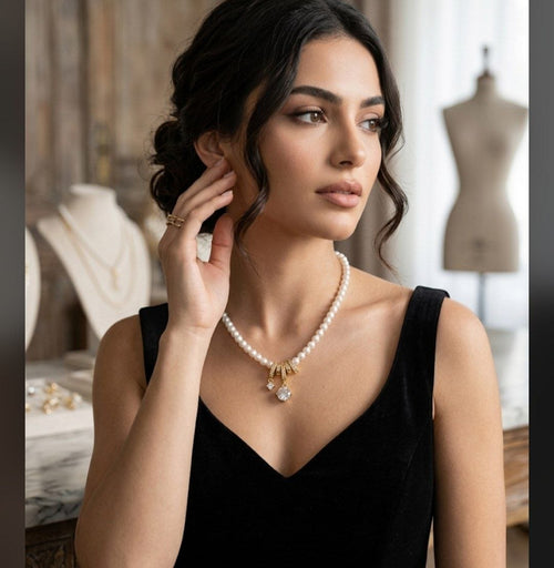 Celeste Pearl Necklace