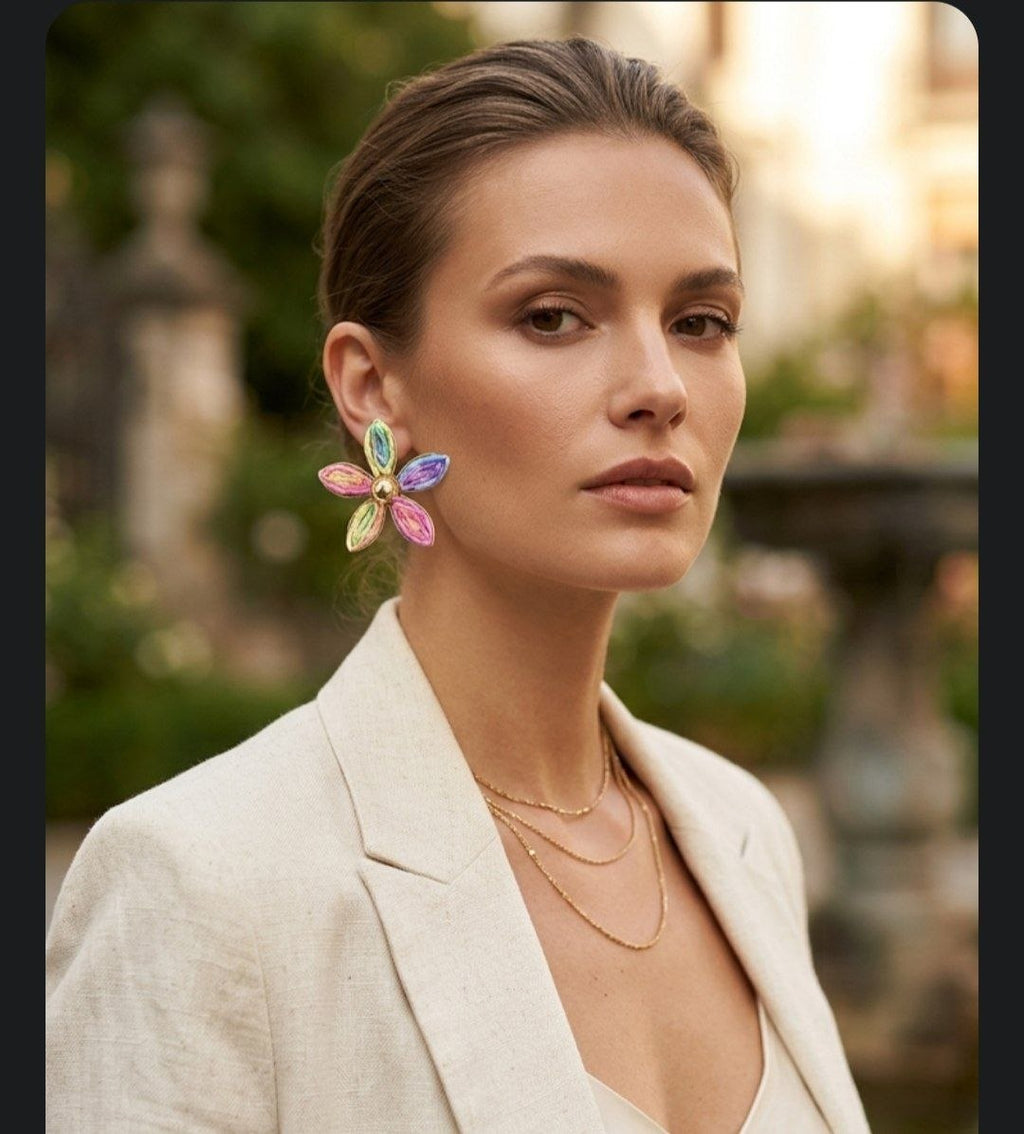 Fleur Pastel Studs